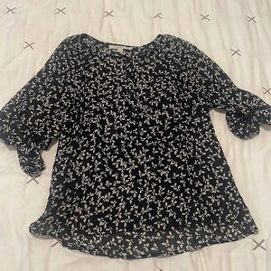 Sheer top Ann Taylor Loft XS